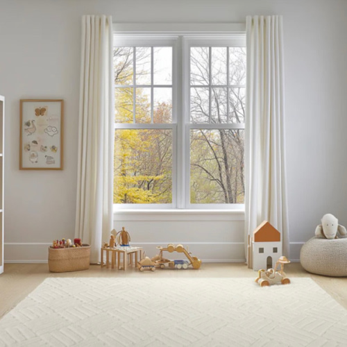 Gio Faux Fur Rug, Ivory– Tumble