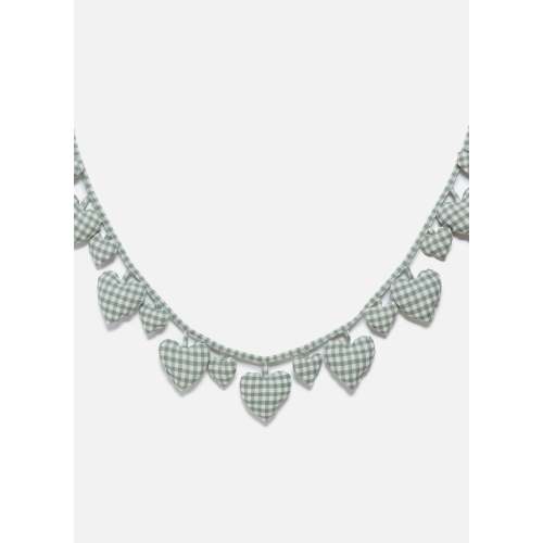 MINI GINGHAM - Sage Hearts Garland – Heather Taylor Home