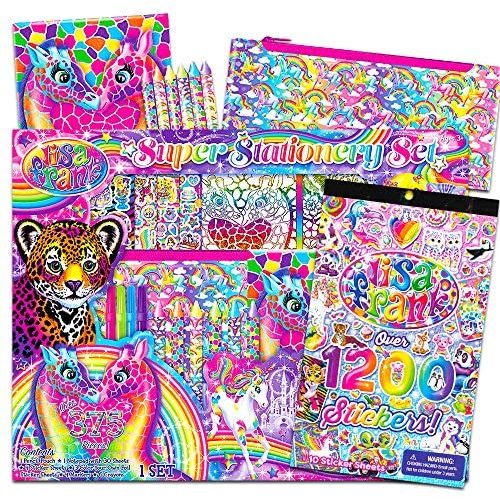 Lisa Frank Sticker Super Pack -- Lisa Frank Sticker Box and Sticker Pack with Over 2,200 Stickers (Lisa Frank Party Supplies) - Lisa Frank Toys; Lisa Frank Party; Stickers; Lisa Frank party favors; Lisa Frank sticker pack