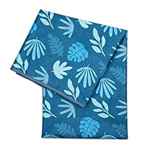 Amazon.com : Bumkins Splat Mat, Waterproof, Washable for Floor or Table, Under Highchairs, Art, Crafts, Playtime 42x42 – Blue Tropic : Baby