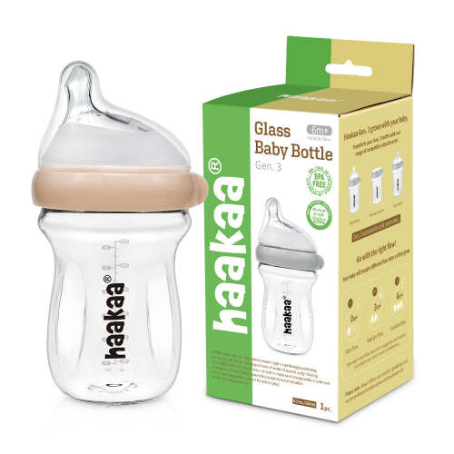Glass Baby Bottle (6 oz/160 ml) – Simple Steps Market