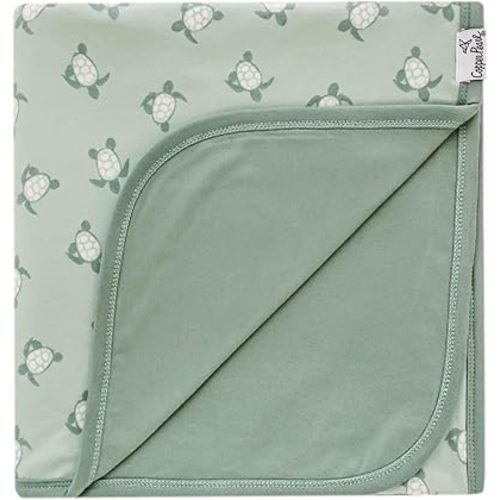 Copper Pearl Large Premium Knit Baby 3 Layer Stretchy Quilt Blanket Wade