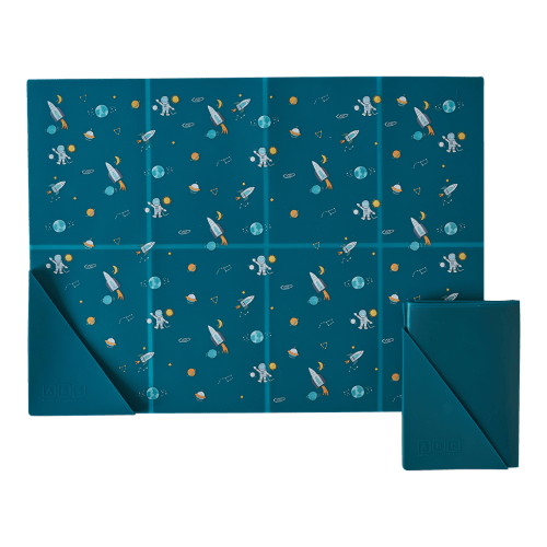 Silicone Placemat Space Galaxy Blue – Austin Baby Collection