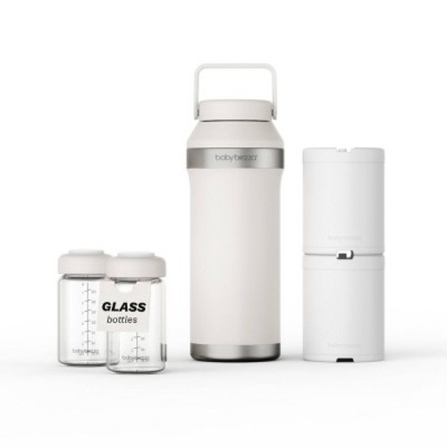 Baby Brezza 24 Hour Breast Milk Storage Cooler for Glass Bottle - White