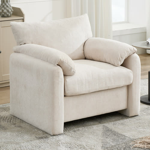 Jacque Chenille Armchair