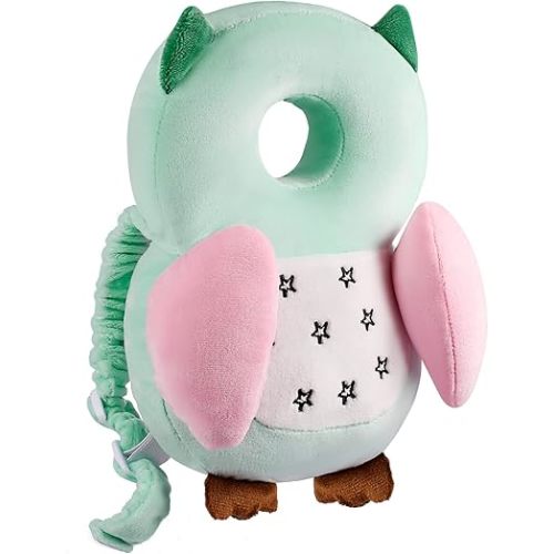 Baby Toddler Walker Head Protector Backpack Adjustable Wear Head Protection Safety Pad Backpack Baby Toddler & Walker Walking & Crawling Cute Owl MTY