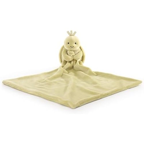Apricot Lamb Turtle Soft Loveys Security Blanket for Babies, Baby Boy and Girl, 13 * 13 Inches for Infant and Toddlers