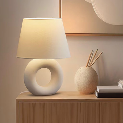 Amazon.com: Brightech Chloe LED Table Lamp - Unique Modern Ceramic Lamp for Bedroom, Bedside, Desk - Cozy Night Light with Soft White Light for Living Room, Home Office