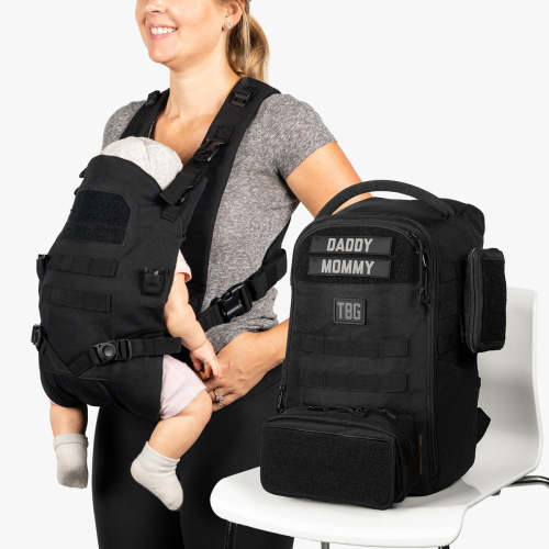 Tactical Baby Gear® | The Mini Diaper Bag + Baby Carrier Bundle