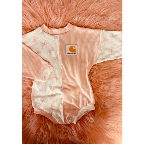 Patched carhartt romper – cherryblossomsewtique