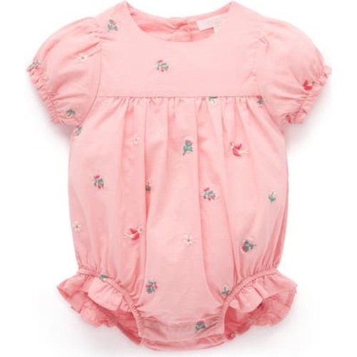 Embroidered Floral Bodysuit, 0-3M