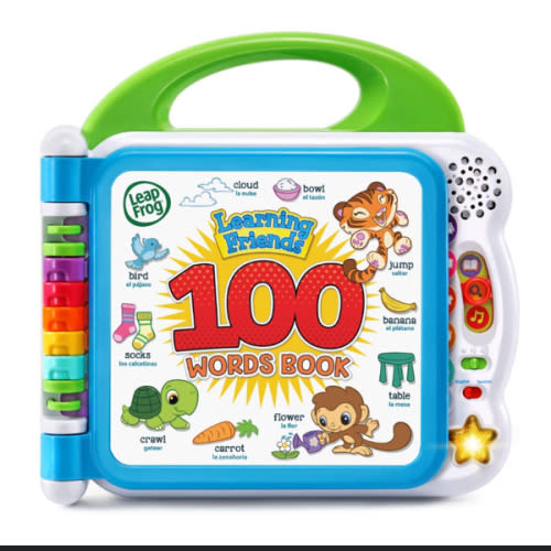 LeapFrog, Learning Friends 100 Words Book, Bilingual Book for Toddlers | LeapFrog