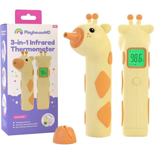 Playhouse MD Giraffe Baby & Kids No-Touch Forehead & Ear Thermometer