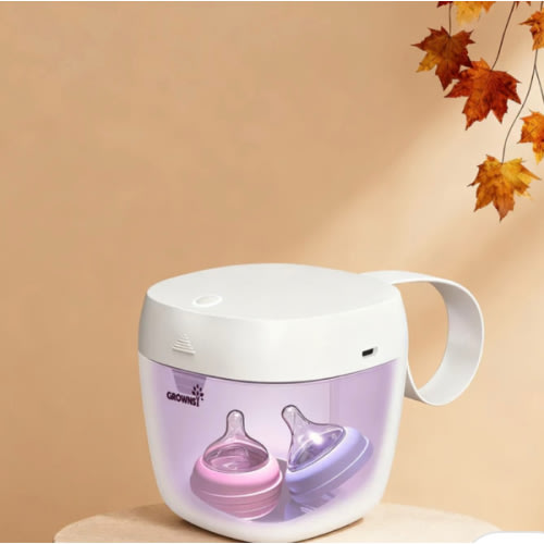 White MiniPure UV-C LED | Portable Pacifier Sterilizer – GROWNSY