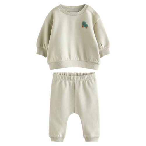 Tractor Emblem Sweatshirt & Sweatpants Set