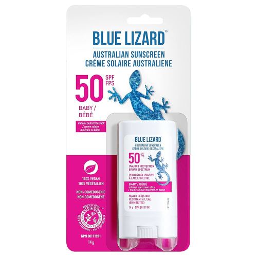Blue Lizard All-Natural mineral face stick SPF 50
