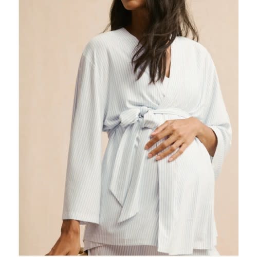 LAKE | Women | DreamModal Pajamas | Fog Maternity Kimono Bundle