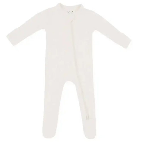 Ribbed Zippered Footie