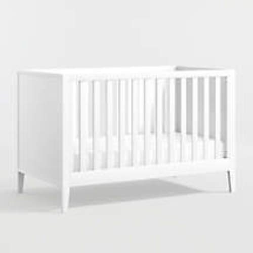 Ever Simple White Wood Convertible Crib