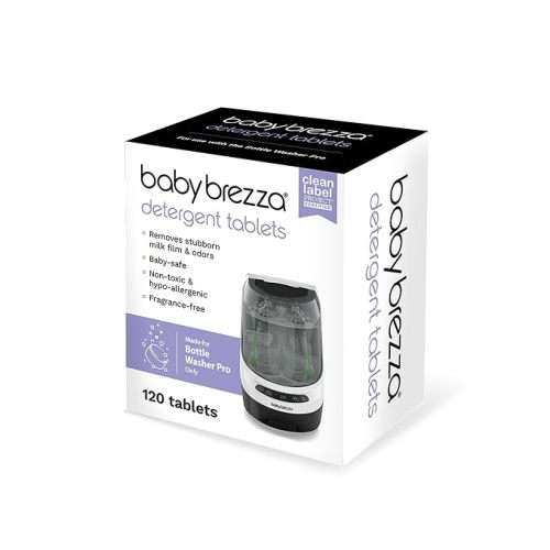 Baby Brezza Detergent Soap Tablets for Bottle Washers, 120 Tablets