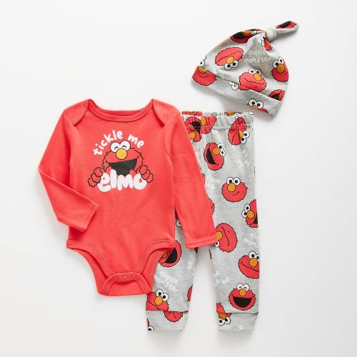 Baby Boys Sesame Street 3-pc. Pant Set, Color: Red - JCPenney