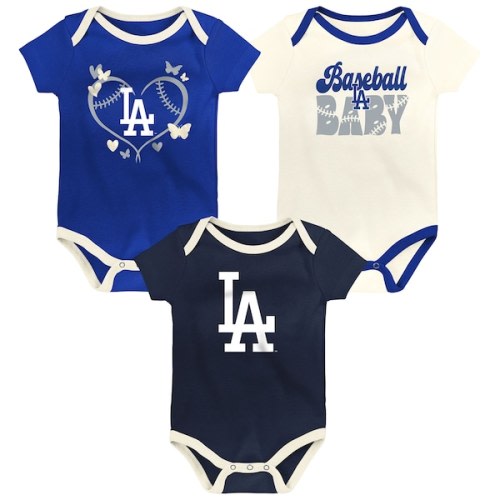 Los Angeles Dodgers Outerstuff Infant Home Team 3-Pack Bodysuit Set