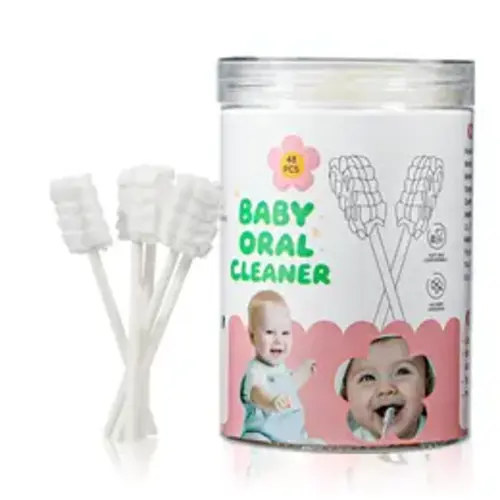VUXHUAR 48PCS Disposable Infant-Size Gauze Oral Care Tools - Portable Tongue & Gum Cleaner Sticks for 0-3 Years Newborns, Newborn Baby Stuff for Mouth Hygiene, Parents’ Essentials - TikTok Shop