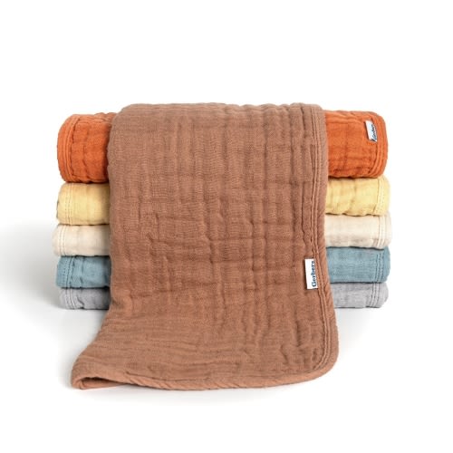 6-Pack Baby Neutral Multi Browns Muslin Burp Cloths – Gerber Childrenswear