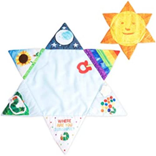 KIDS PREFERRED The World of Eric Carle Very Hungry Caterpillar Peek a Boo Busy Mat Perfect for Baby Tummy Time and Play, Multicolored