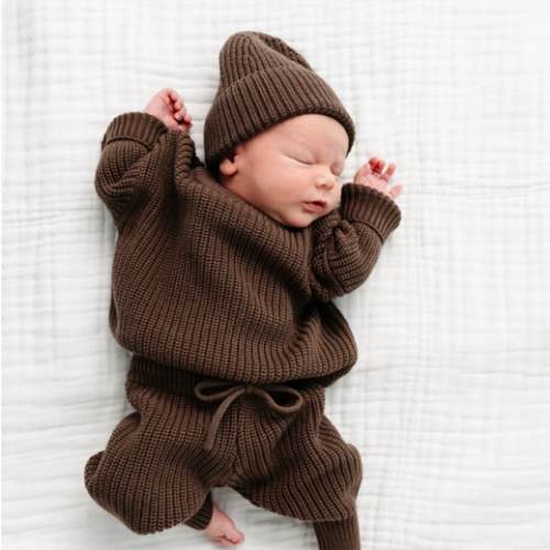 Knit Beanie - Cocoa