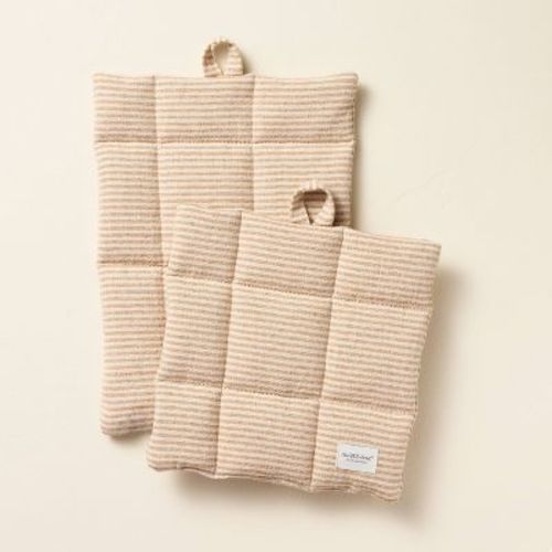 Pot Holder Natural Stripe - Hearth & Hand™ with Magnolia