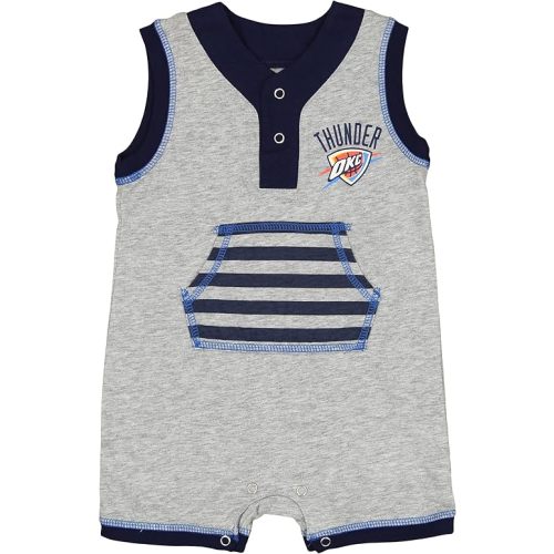 Outerstuff NBA Infant (12M-24M) Newborn (0-9M) Grey Romper, Team Options