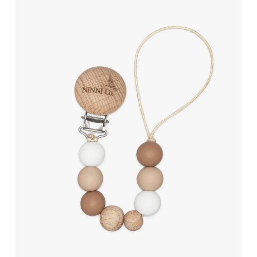 Ninni Co. Hazelnut Pacifier Clip