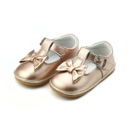 Angel Baby Girls Minnie Bow Leather Mary Jane – L'Amour Shoes