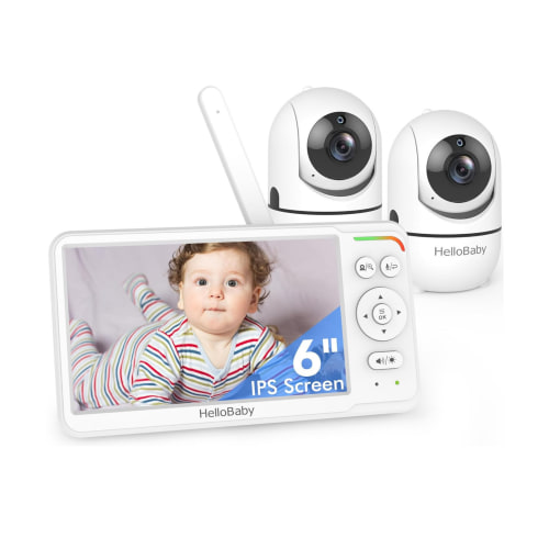 HelloBaby HB6560-2 Video Baby Monitor with two cameras