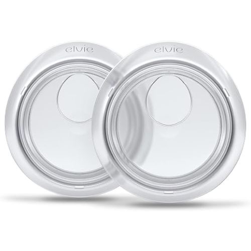Elvie Catch - Milk Collection Shells - Discreet, Leak-Protection, Reusable Silicone Cups - Collect Up to 1oz - Breastfeeding Essentials - Set of Two