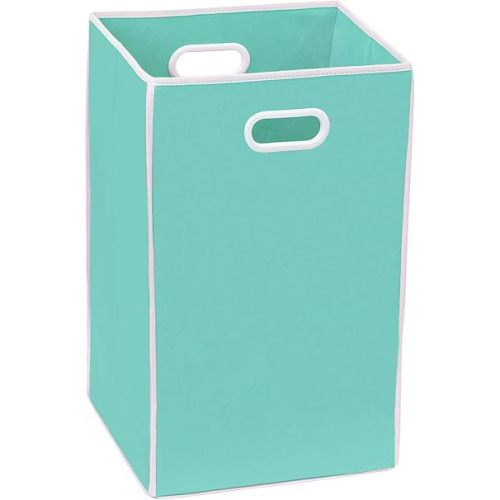 Simple Houseware Foldable Closet Laundry Hamper Basket, Turquoise
