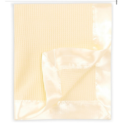 Starting Out Baby Satin-Trim Blanket
