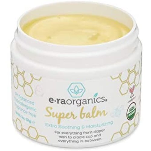 Era Organics Healing Ointment for Babies - USDA Certified Organic Natural Gentle Moisturizer for Sensitive Skin Prone To Baby Eczema, Cradle Cap (Infant Seborrheic Dermatitis), Rashes, Hives & More