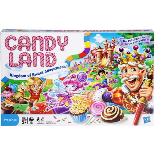 Hasbro Candy Land Board Game for Kids, Ages 3 and Up, Gingerbread Castle and Chocolate Mountain
