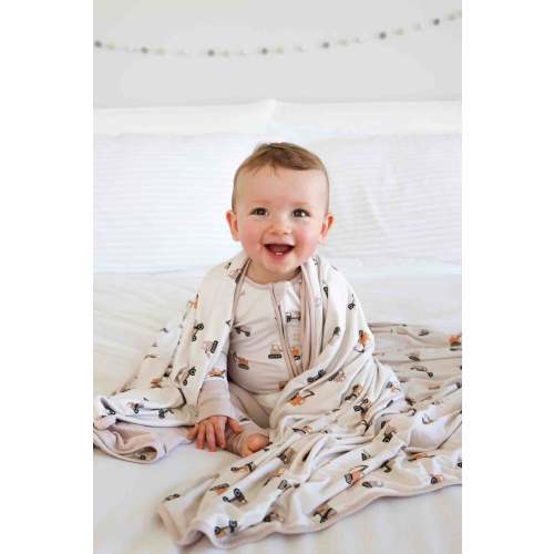 Double Sided Bamboo Blanket | Little Builder