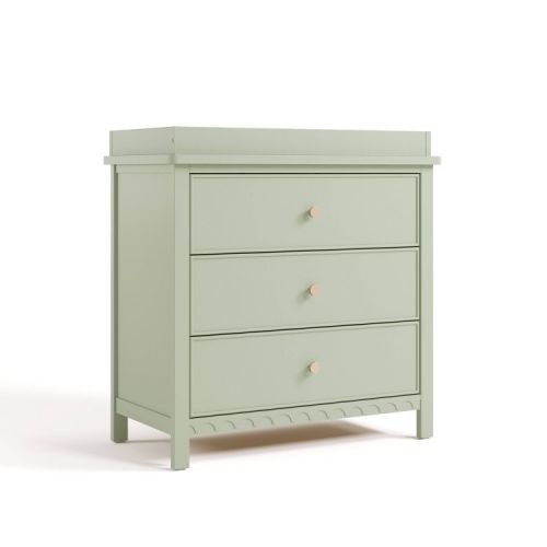 Graco Sasha 3 Drawer Dresser with Removable Changing Topper - Sage