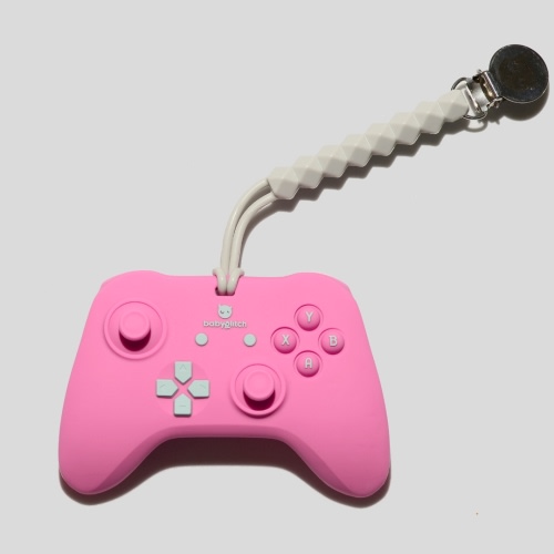 Lil Pro Controller Teether In Pink Teether – BabyGlitch