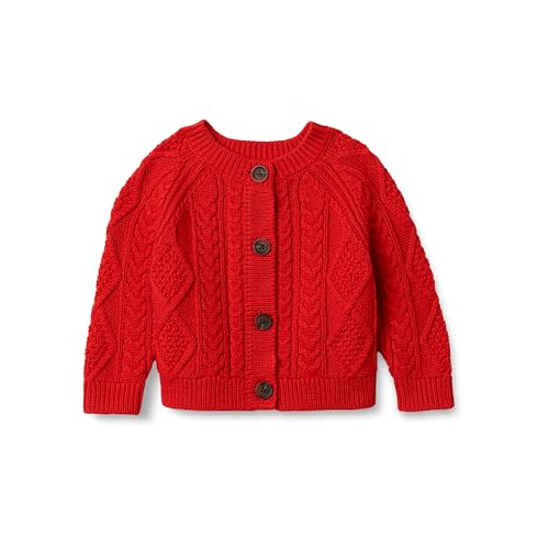 Amazon Essentials x Sofia Grainge Unisex Toddlers and Babies' Fisherman Cardigan Sweater