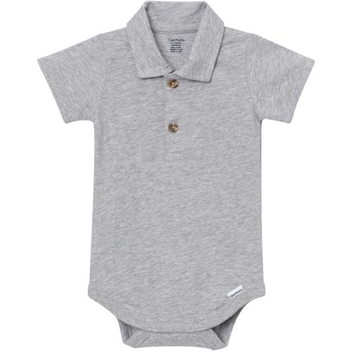 Gerber Baby Boys Short Sleeve Polo Bodysuit