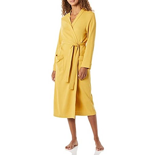 Amazon Essentials Women's Lightweight Waffle Full-Length Robe (Available in Plus Size)