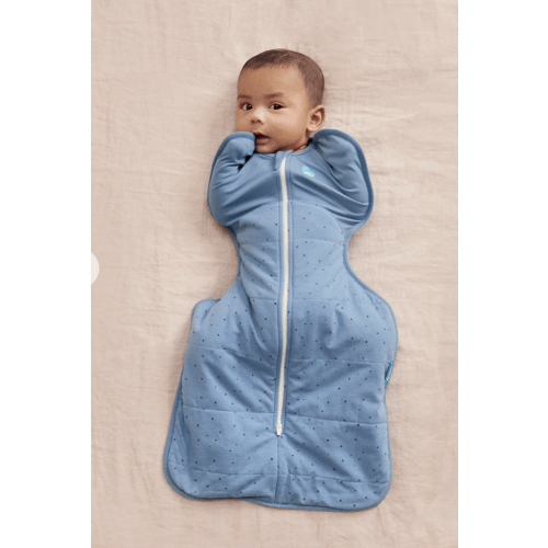 Swaddle Up™ 2.5 TOG Cotton Storm Blue Pebbles