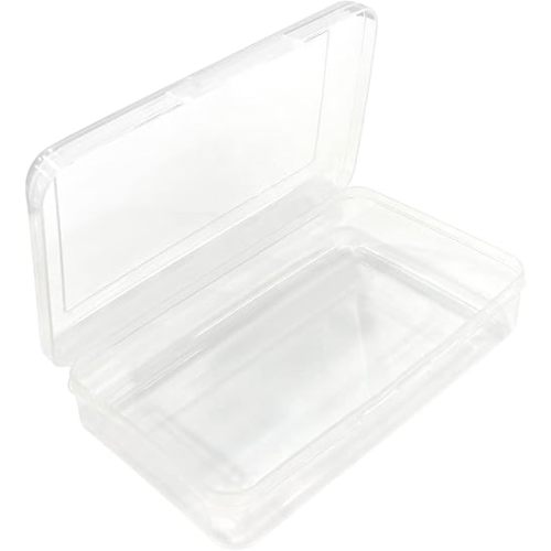 Ykimok Large Capacity Clear Pencil Case, Plastic Pencil Boxes Stackable Design, Supply Boxes for Kids Boys School Classroom,1 Pack