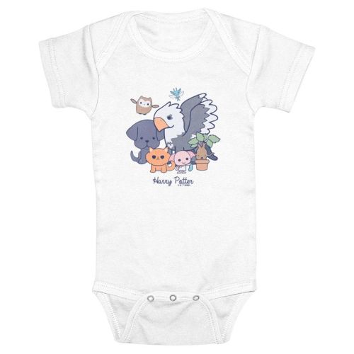 Infant's Harry Potter Cute Critters Bodysuit - White - 18 Months