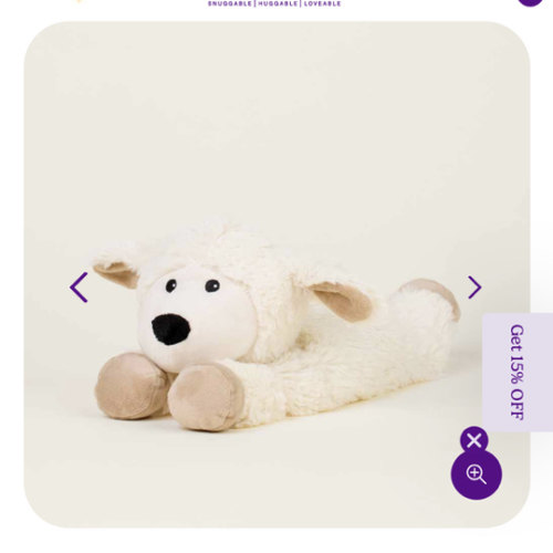 Laying Down Sheep Warmies